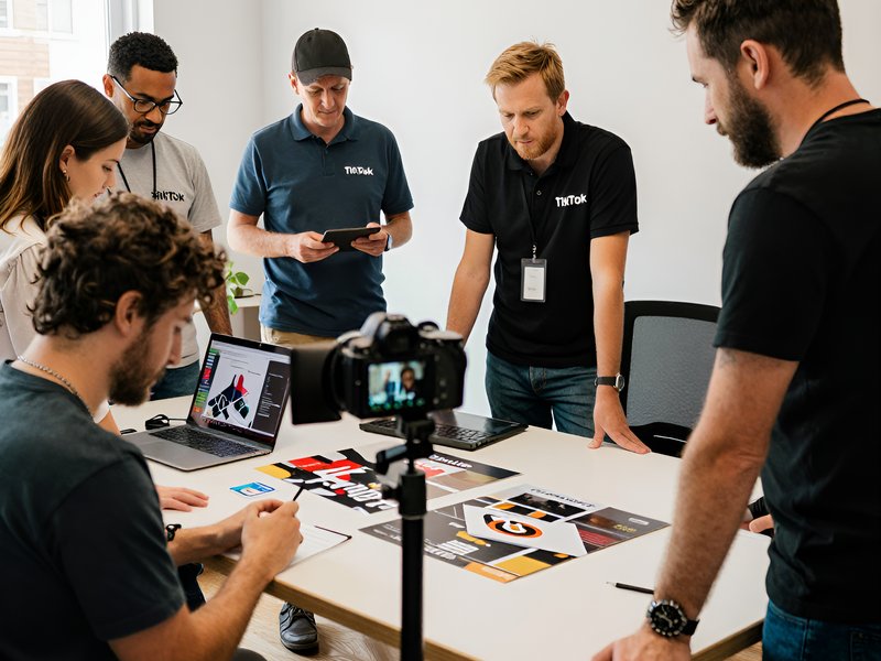 Команда агентства Маркет Аккаунты ВКРУ работает над стратегией залива трафика в TikTok