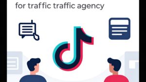 Футуристическая иллюстрация трендов залива трафика TikTok на iGaming в 2026 году от агентства ВКРУ