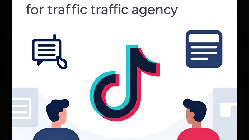 Футуристическая иллюстрация трендов залива трафика TikTok на iGaming в 2026 году от агентства ВКРУ